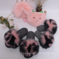 Hjtx08 Cc Parent-Child Suit Mother And Me Fur Slides With Purse Set For Women And Kids